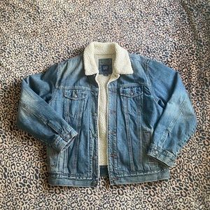 Vintage 2000s Gap Sherpa denim jacket